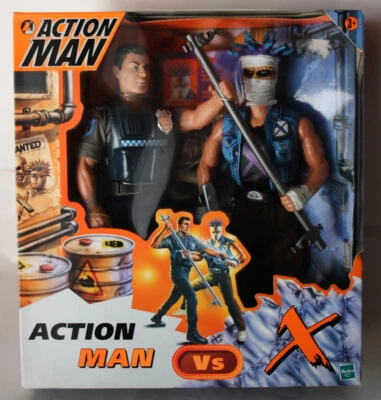 RARO CONJUNTO DE FIGURAS ACTION MAN VS X 1998 VINTAGE HASBRO ¡NUEVO SELLADO! Foto 1 de 4