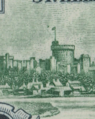 St Helena Sg126h Giubileo D'Argento Errore Varietà "Punto Da Flagstaff" - Immagine 1 di 3