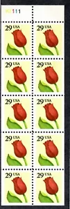 US Scott #2527a, Never Folded booklet pane of 10 - Picture 1 of 1