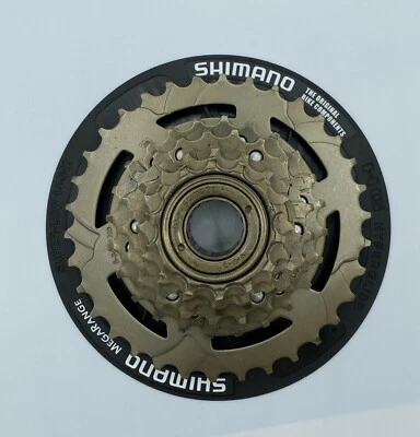 Shimano MF-TZ30-6 Speed Mountain Bike Bicycle Freewheel Screw-On 14-34T US New - Image 1 of 4