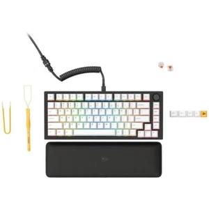 Clavier Glorious GMMK Pro Black Slate 75 % TKL | disposition US ANSI | noir | NEUF - Photo 1/4