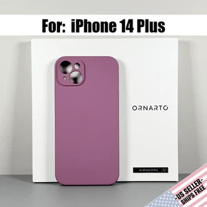 Funda para iPhone 14 Plus - Púrpura Lila Rico | Silicona Líquida | Funda Ornarto - Imagen 1 de 15