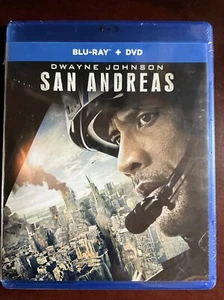 San Andreas (Blu-ray/DVD, 2015, Widescreen) Dwayne Johnson/Carla Gugino! - Picture 1 of 2