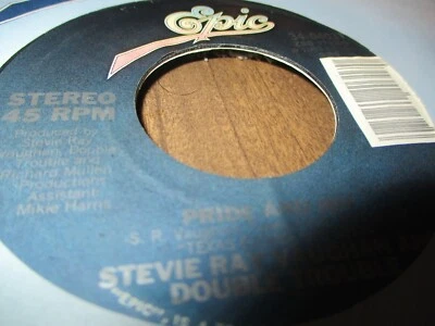 1983 STEVIE RAY VAUGHAN & DOUBLE TROUBLE Pride & Joy US 7" Epic 34-04031 NM/VG - Image 1 of 3