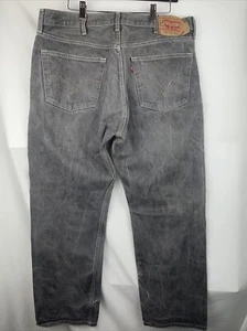 Levi's 501 XX Jeans Men's 40 x 32 Straight Leg Button Fly High Rise Gray Denim - Picture 1 of 8