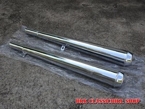 HONDA SuperHawk 305 250 CB72 CB77  EXHAUST MUFFLER 1 PAIR // Brand New - Picture 1 of 10