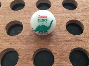 Vintage | "Sinclair Dino Gasoline" | Marble | 1964 | Green & Red on White - Picture 1 of 4