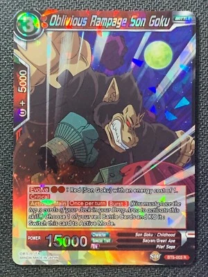 Oblivious Rampage Son Goku BT5-003 R Foil/Holo Rare Dragon Ball Super Card Game - Image 1 of 2