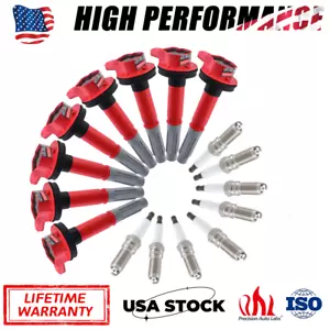 8 For Ford F150 2011-2014 5.0L UF622 Set of 8 Ignition Coil & Iridium Spark Plug - Picture 1 of 12