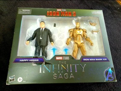 Marvel Legends  Iron Man Midas Mark XXI & Happy Hogan -  Iron Man 3 - Photo 1/4