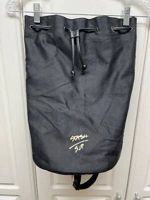 SJP Stash By Sarah Jessica Parker Shoulder Bag Black Satin Cotton FREE SHIP US - Image 1 of 4