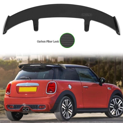 52'' Rear Trunk Spoiler Wing Window Roof Carbon Fiber For Mini Cooper F55 F56 Foto 1 de 4