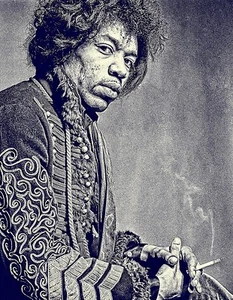 JIMI HENDRIX 1967 RETRO MUSIC FAMOUS ART ARTWORK WALL PRINT PREMIUM POSTER - Bild 1 von 3