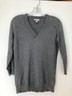 Womens Loft V-neck Gray Sweater Size Small