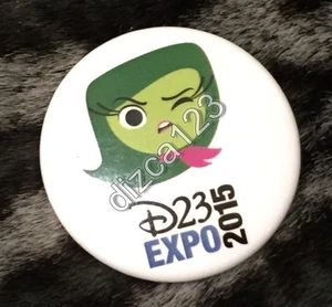 Disney Button D23 Exclusive Inside Out Disgust Only Button - Picture 1 of 1
