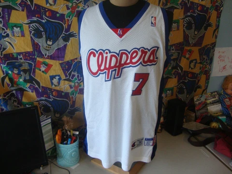 Vintage NBA Los Angeles Clippers Lamar Odom Champion Authentic Jersey XL Cover