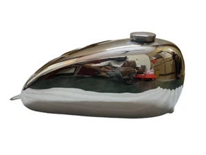 TRIUMPH T120TR6 BONNEVILLE CHROME GAS FUEL PETROL TANK WITH CAP/FIT FOR - Bild 1 von 6
