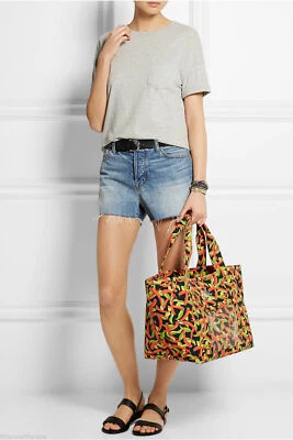 Charlotte Olympia Ami Chillies Canvas Bag  / Tote / Shopper / Beach NEW - Image 1 of 4