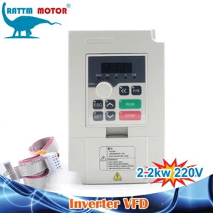 【Reino Unido】 Inversor de accionamiento de frecuencia variable de 2,2 KW 220 V CNC VFD monofásico a trifásico - Imagen 1 de 6