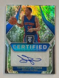 2024-25 Totally Certified Competitor Camo Auto #CCA-TAY Tayshaun Prince /25 - Picture 1 of 2