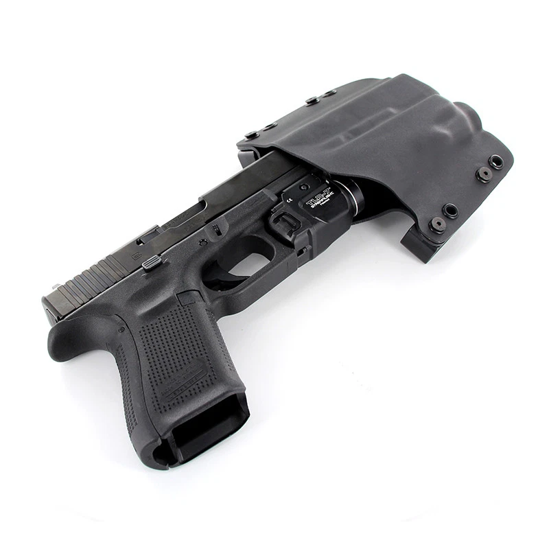 Kahr - OWB Tactical Holster - Streamlight TLR-7 HL-X - Optic - Matte Black - Image 1 of 4