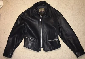 Laurence Roy Compagnie Internationale Size Medium M Lambskin Jacket Canada Spots - Picture 1 of 13