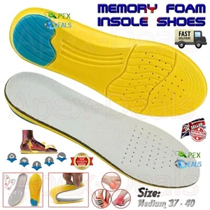 Orthopädische Memory Foam Unisex Schuhpolster Trainer Weichfuß Füße Komfort Einlegesohlen - Bild 1 von 10