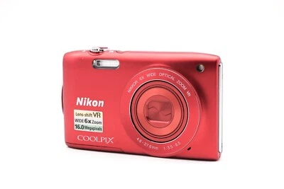 Nikon COOLPIX S3300 6x Optical Zoom 16.0MP Digital Camera NIKKOR Glass 85% new - Image 1 of 4