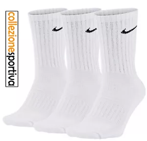CALZE CALZINI NIKE EVERYDAY COTTON CREW - SX7676-100 col.bianco - Foto 1 di 2