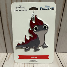 Hallmark Disney Frozen Enamel Christmas Ornament Bruni Lizard Gecko Fire