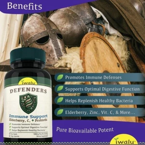 Elderberry Capsules Immune Support Supplement With Zinc And Vitamin C For Adults - Picture 1 of 11