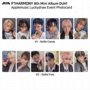 P1Harmony The 8th Mini Album DUH! Applemusic Luckydraw Photocard KPOP K-POP - Picture 1 of 25