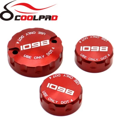 Cubiertas de depósito de embrague de freno delantero trasero para DUCATI 1098/R/S 2007-2009 Foto 1 de 4