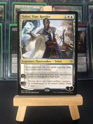 Magic the Gathering - Teferi, Time Raveler -  Rare - Non Foil Promo - 221/264 NM - Image 1 of 4