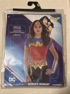 Wonder Woman Adult Costume Kit Size S/M 6 Piece Cosplay Set DC Comics Amscan - Picture 1 of 2
