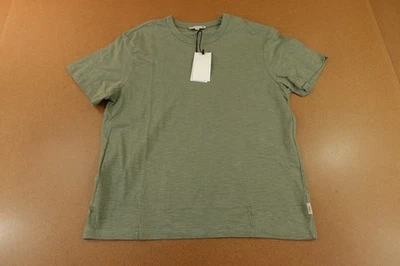 Camiseta Onia Para Hombres Talla Grande Verde Agave Algodón Manga Corta Cuello Redondo Slub Nueva con Etiquetas Foto 1 de 4