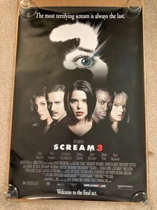 Scream 3 (2000) Original Kinoplakat D/S 27x40' Neve Campbell Parker Posey - Bild 1 von 2