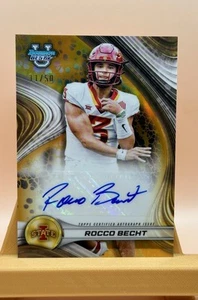 2024 Bowman University's Best Rocco Becht Gold Auto #/50 Iowa State Cyclones - Bild 1 von 2