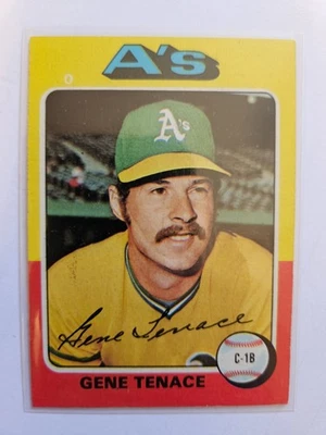 Topps Gene Tenace 1975 #535 casi nuevo Foto 1 de 2