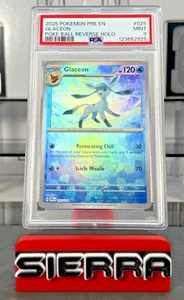 Glaceon (Master Ball Pattern) 025/131 Sv: Prismatic Evolutions Holo PSA 9 - Picture 1 of 3