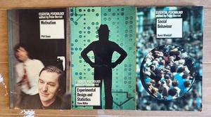 3 x Essential Psychology Books; Motivation, Experimental Design & Statistik etc. - Bild 1 von 14