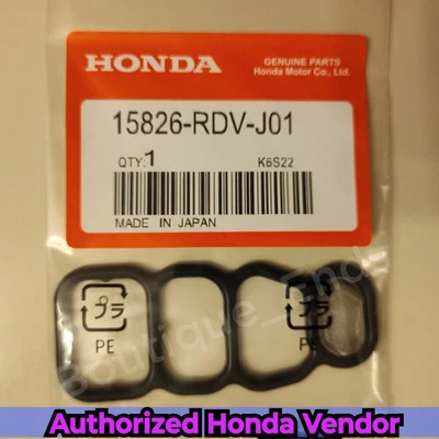 Junta solenoide genuina OEM para Honda VTEC 15826-RDV-J01 Accord Odyssey Pilot V6 Foto 1 de 4