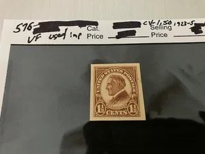 us stamps 1901-now used SC#576 barely cancelled CV-$1.50 - Picture 1 of 2