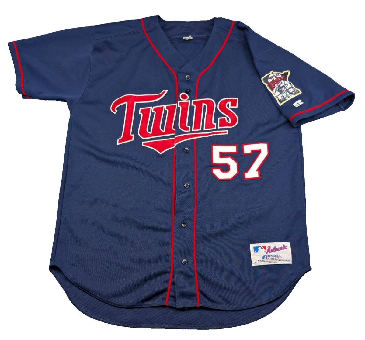 00's Majestic MIN.ツインズ サンタナ 57 古着 ゲームシャツ 楽天市場】USA製 MLB オフィシャル Majestic ツインズ ベースボール