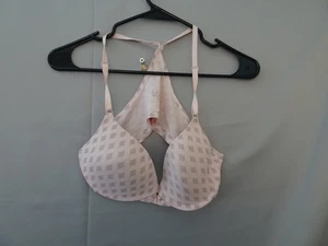 Sujetador IZOD para mujer 42C patrón geométrico espalda deportiva con aros cierre frontal soporte - Imagen 1 de 9