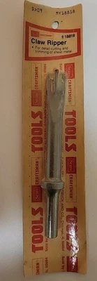 Estripador de garra vintage SEARS CRAFTSMAN para chapa metálica 9 18818 novo no pacote - Imagem 1 de 4