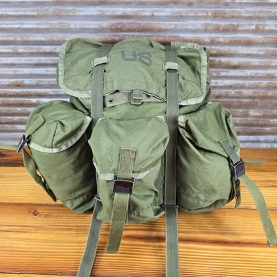 Mochila Alice LC-1 1978 de colección paquete de campo militar de nailon mediana sin marco ¡BONITA! Foto 1 de 4