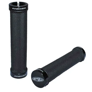 AnswerBMX Pro Flangeless Knurley Grip, Black - Picture 1 of 1