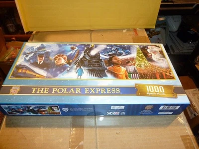 NUEVO ~ Obras Maestras 1000 Piezas Rompecabezas Navidad - Polar Express Panorámico Foto 1 de 3