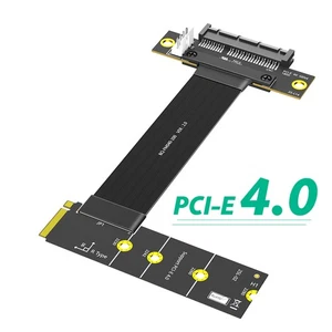 M.2 Key M 4.0 to PCI-e 4.0 4X Nvme 4.0 to PCI-e PCI-Express 4X Extension Cable - Picture 1 of 7
